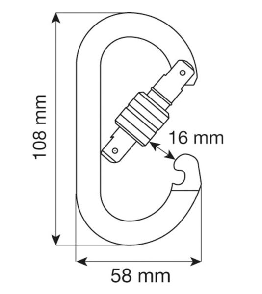  Карабин Camp Oval Standart-Lock в Луганске  