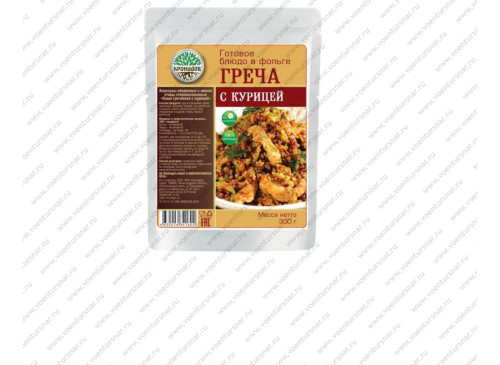 Консервы мясорастительные из мяса птицы стерилизованные "Каша гречневая с курицей"