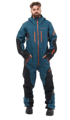 Комбинезон сноубордический Dragonfly SuperLight 3L Man Dark Ocean-Orange 2024 в Луганске