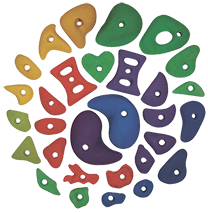  Комплект зацепок скалолазных Венто (50шт) в Луганске  