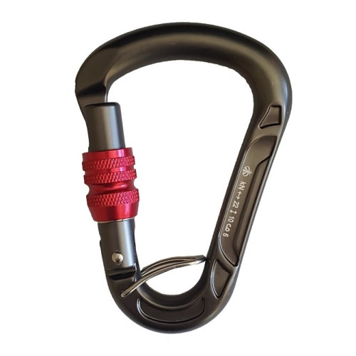  Карабин Вертикаль треугольный муфтированный с перемычкой дюраль в Луганске  