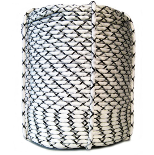  Веревка Шнур статика д.10 мм.48 пр.аб белый в Луганске  