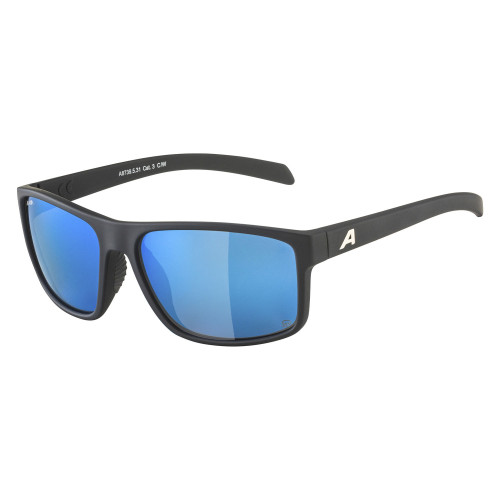 Купить очки alpina nacan i p black matt/pol blue i blue mirror cat.3 в Луганске