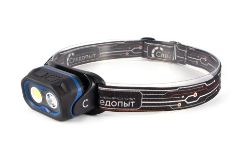 Фонарь налобный Следопыт-Narvi 1 LED+1 СОВ,аккум.220В
