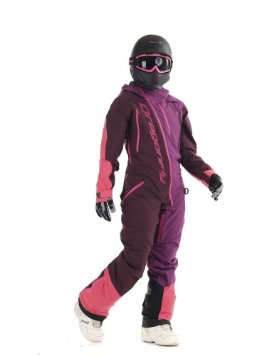 Комбинезон сноубордический Dragonfly Premium Woman Purple&Brown в Луганске