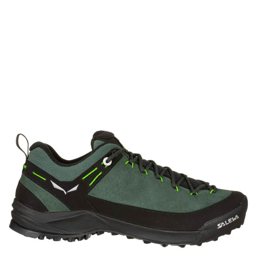 Купить ботинки salewa ms wildfire leather raw green/black в Луганске