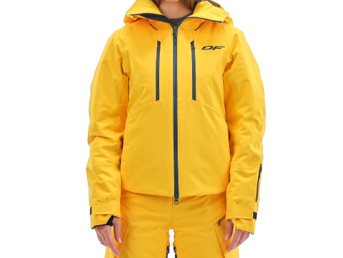 Куртка горнолыжная Dragonfly утепленная Gravity Premium Woman Yellow-Dark в Луганске