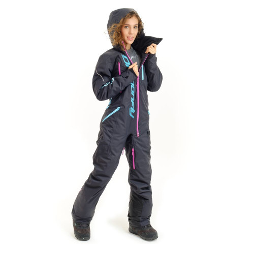 Комбинезон сноубордический Dragonfly Premium Woman Black-Pink 2023 в Луганске