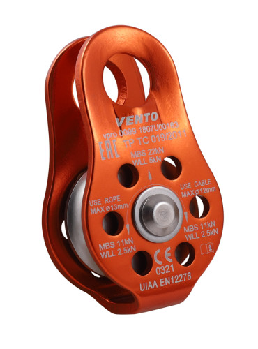  Блок-ролик одинарный Спасатель Люкс дюраль Венто в Луганске  