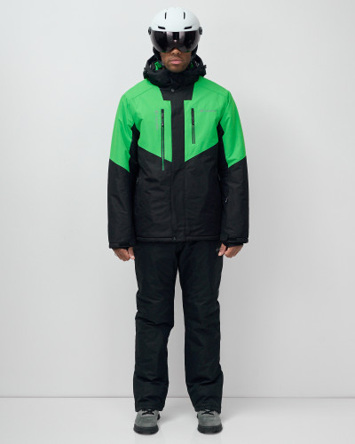 Костюм горнолыжный 07712Z  зеленый  в Луганске