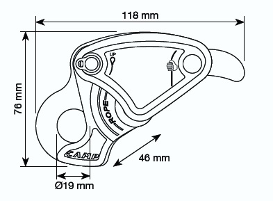 Страховочное-спусковое устройство Camp DRUID в Луганске  