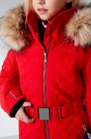 Куртка горнолыжная Poivre Blanc с иск.мехом W21-1003-JRGL/A красный в Луганске