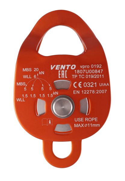  Блок-ролик двойной Double с подшипником дюраль Венто в Луганске  