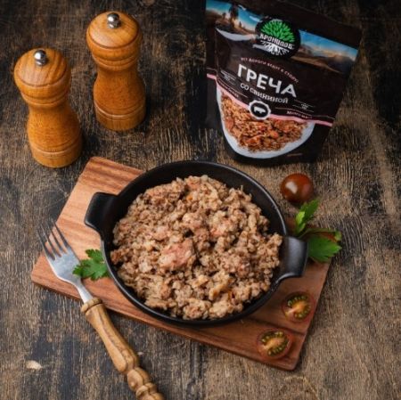 Консервы мясорастительные стерилизованные "Каша гречневая со свининой"