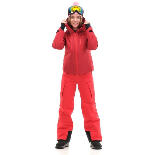 Брюки горнолыжные Dragonfly Gravity Premium Woman Red Fluo в Луганске