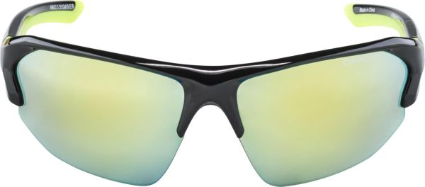 Купить очки alpina lyron hr black-neon yellow gloss/yellow mirror cat.3 в Луганске
