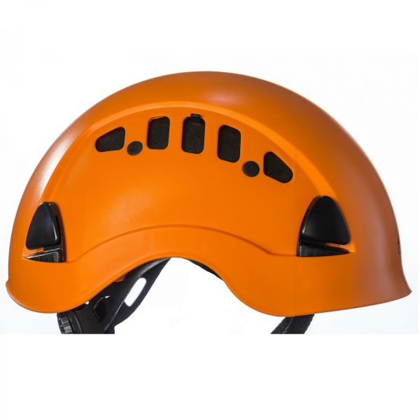  Каска Вертикаль защитная с вентиляционными отверстиями(оранжевая) в Луганске  