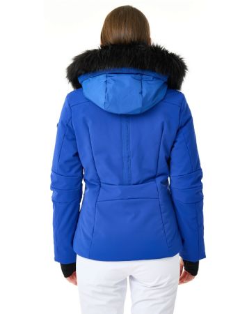 Куртка горнолыжная Poivre Blanc с иск.мехом W24-0802-WO/A синий в Луганске