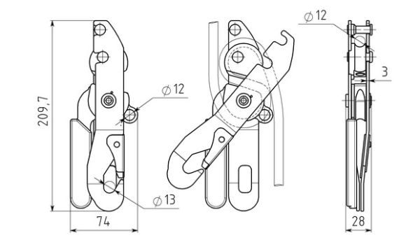 Стопор-десантер Вертикаль ver 0305 в Луганске  
