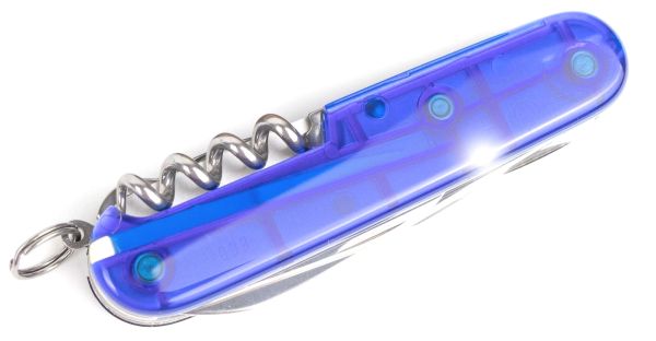 Нож Victorinox 1.3703.T2 Climber полупрозрач.синий