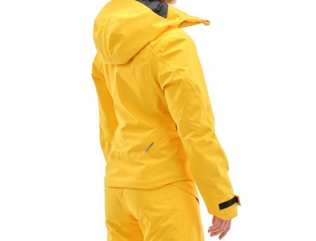 Куртка горнолыжная Dragonfly утепленная Gravity Premium Woman Yellow-Dark в Луганске