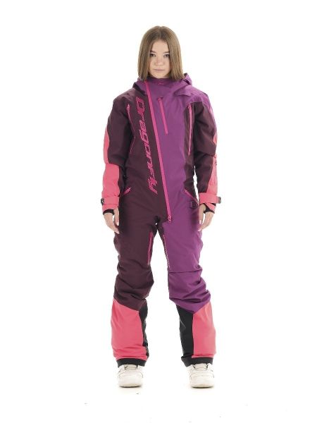 Комбинезон сноубордический Dragonfly Premium Woman Purple&Brown в Луганске