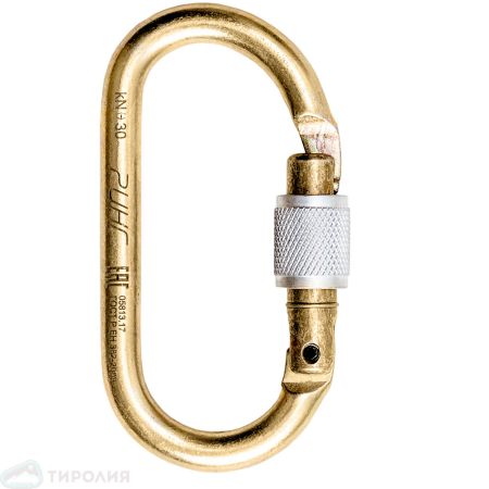  Карабины Ринг сталь овал (keylock) 3000 (10шт) в Луганске  