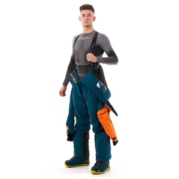 Комбинезон сноубордический Dragonfly Gravity Premium MAN Dark Ocean-Orange 2023 в Луганске