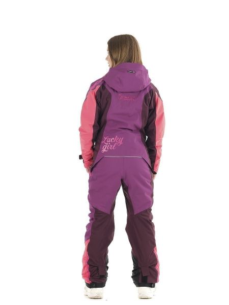 Комбинезон сноубордический Dragonfly Premium Woman Purple&Brown в Луганске