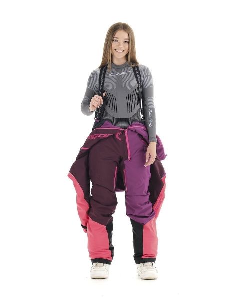 Комбинезон сноубордический Dragonfly Premium Woman Purple&Brown в Луганске
