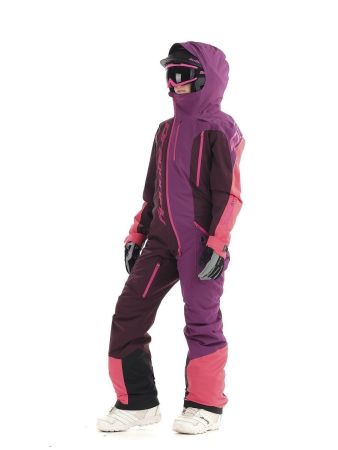Комбинезон сноубордический Dragonfly Premium Woman Purple&Brown в Луганске