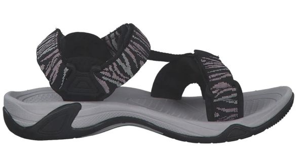 Купить сандалии cmp hamal wmn hiking nero-pale rose черный в Луганске