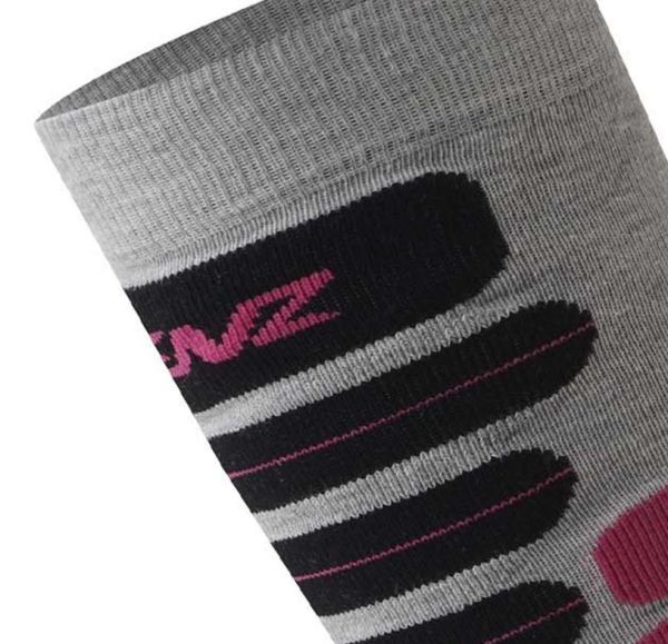 Купить Носки LENZ Skiing 2.0 Light Grey/Pink в Луганске