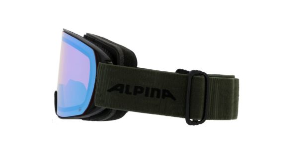 Купить маска alpina г/л nakiska q black-olive matt/q green s2 в Луганске